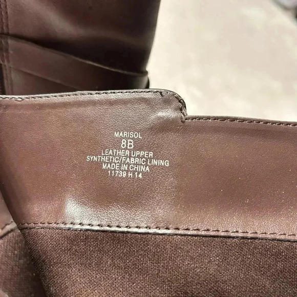 Brown Ralph Lauren Leather Ankle Boots Marisol Women’s 8 - Picture 7 of 8